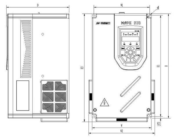 Biến tần Slanvert (Senlan) HOPE510 8