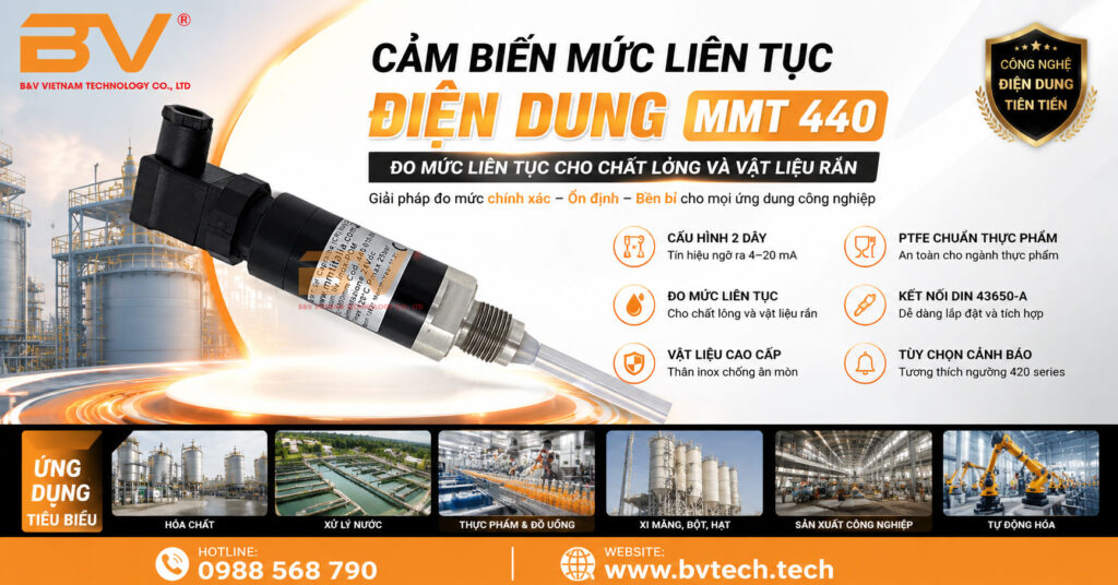 Cảm biến mức liên tục điện dung MMT 440 2