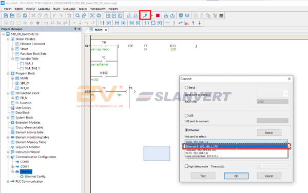 Giải pháp download chương trình PLC bằng HMI từ xa 15