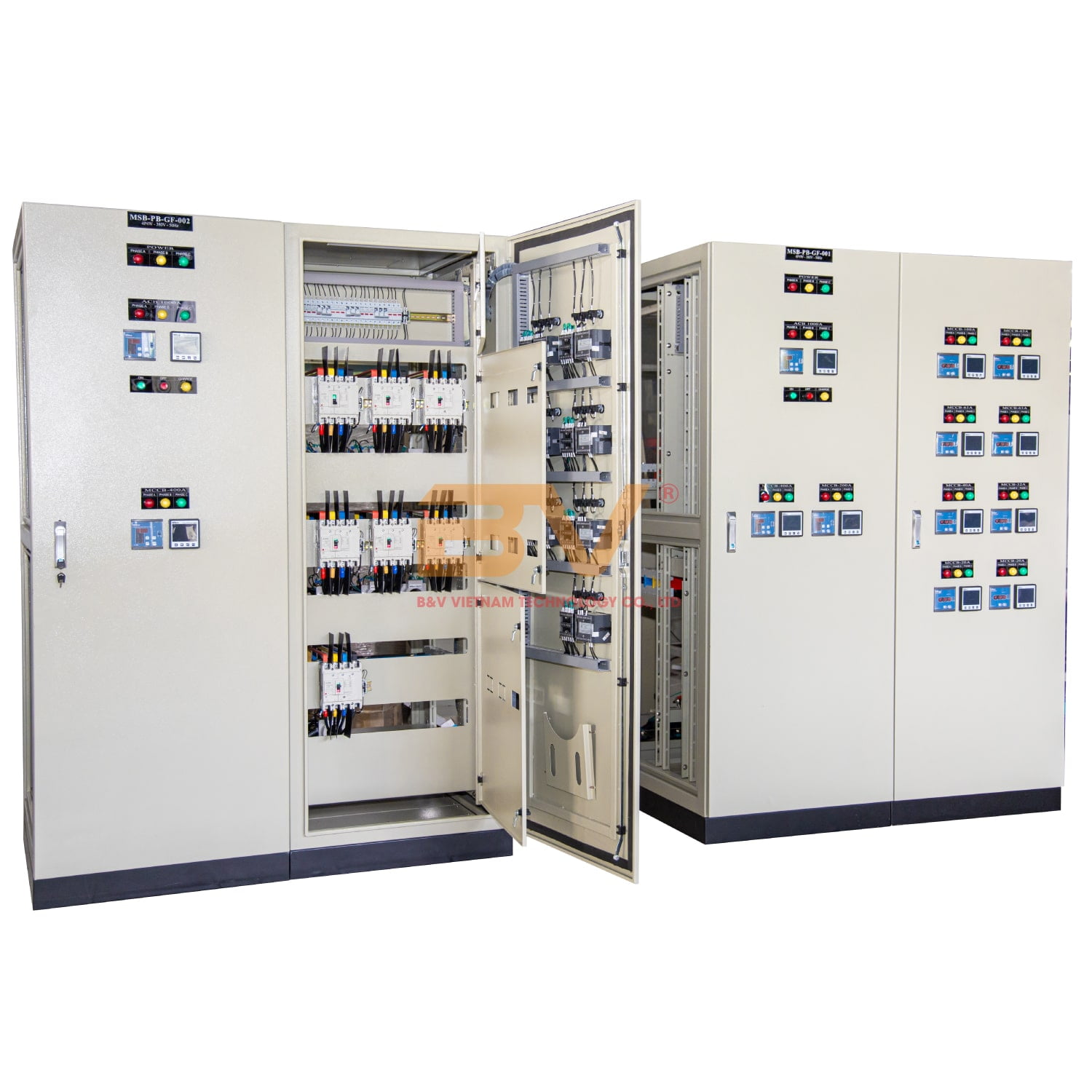 Tủ điện phân phối tổng MSB 1 Tủ điện phân phối tổng MSB 2