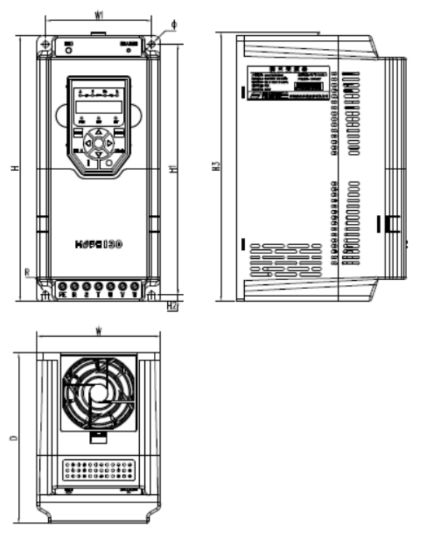 Hope130 - Biến tần điều khiển vector hiệu suất cao  11