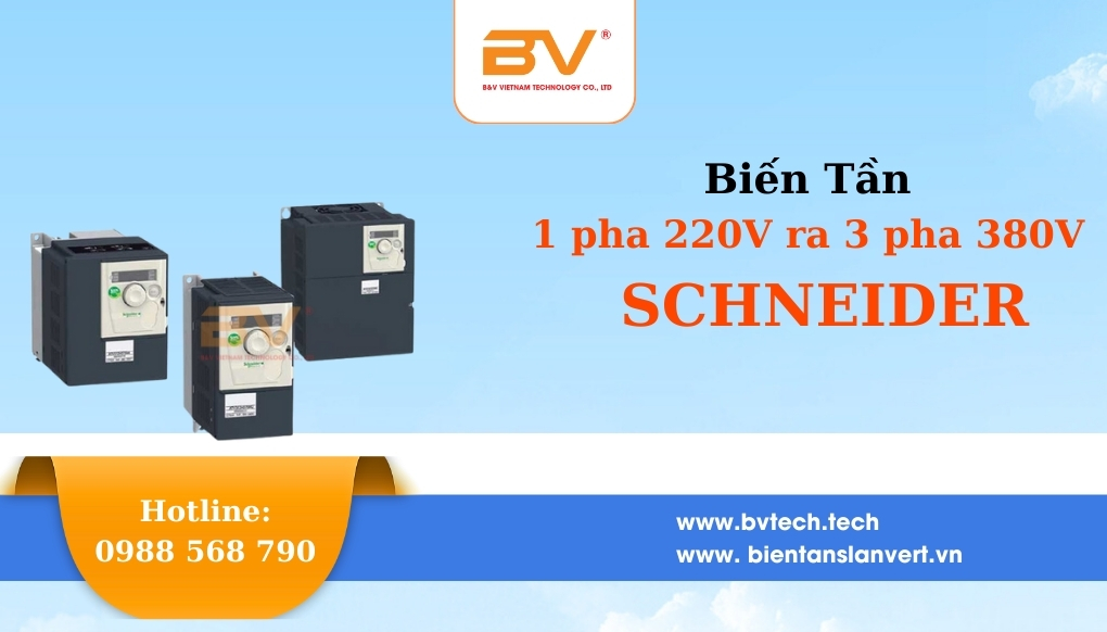 Biến Tần 1 Pha 220V Ra 3 Pha 380V 16