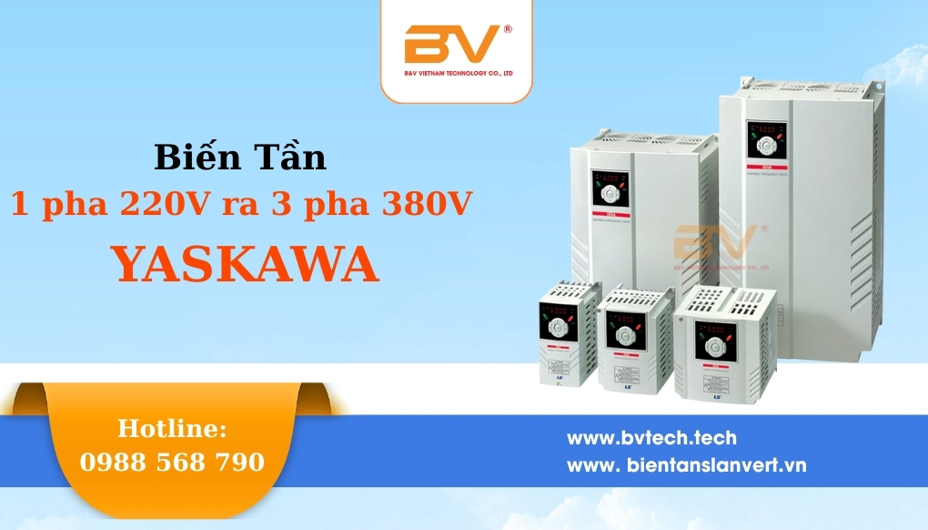 Biến Tần 1 Pha 220V Ra 3 Pha 380V 20