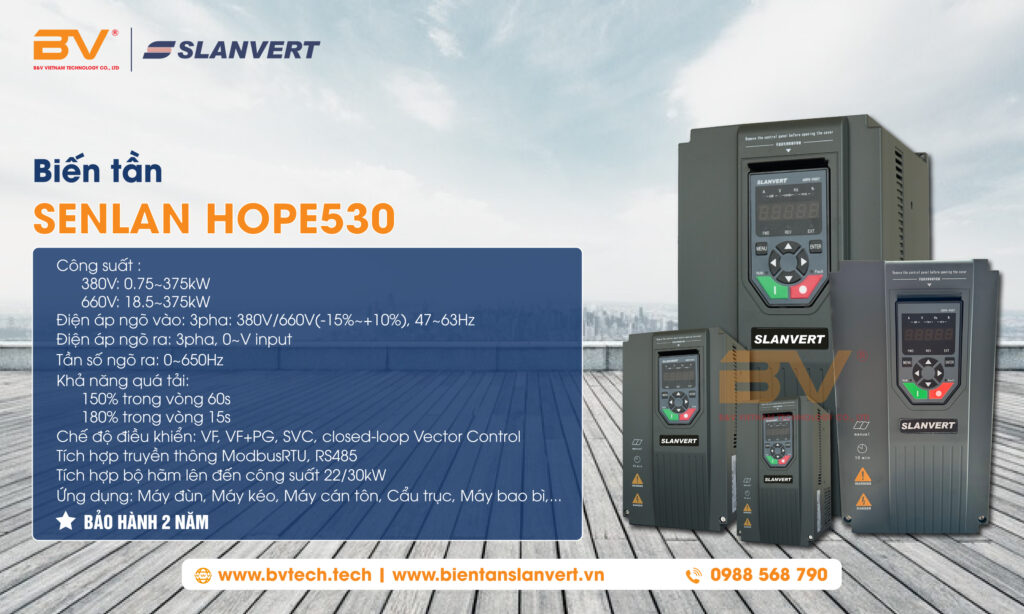 Hướng Dẫn Lựa Chọn Điện Trở Xả Cho Biến Tần Senlan Hope530 5
