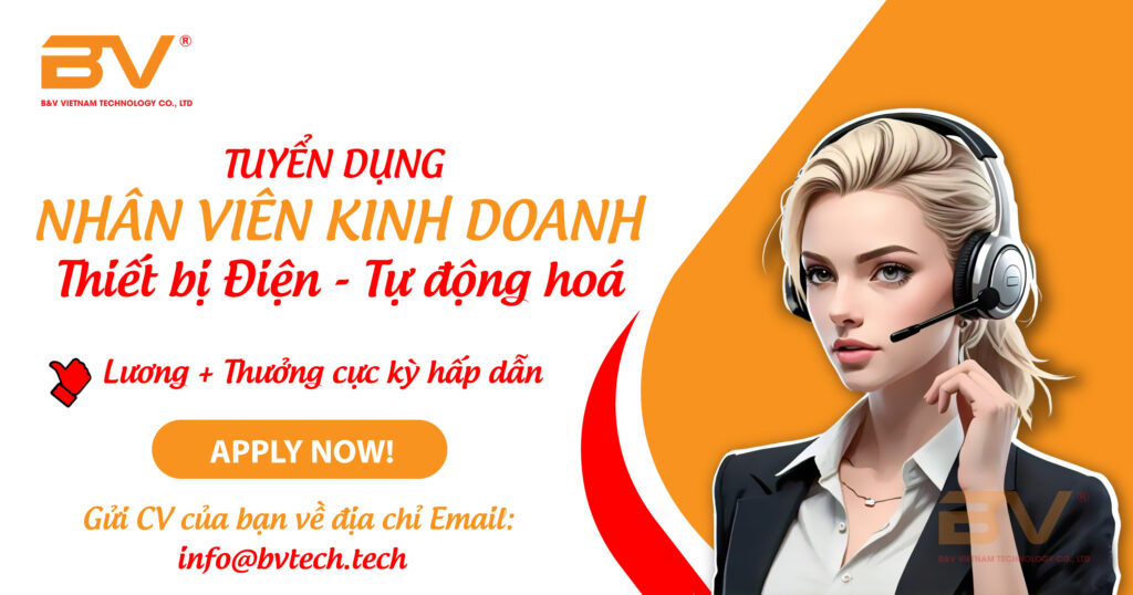 TUYỂN DỤNG NHÂN VIÊN KINH DOANH THIẾT BỊ ĐIỆN - TỰ ĐỘNG HOÁ 2