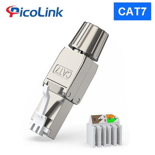 dau-bam-hat-mang-cat7-stp-khong-dung-tool-chong-nhieu-shielded-p3873 Đầu bấm hạt mạng Cat7 STP không dùng Tool, chống nhiễu Shielded PICOLINK 1
