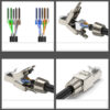 Đầu bấm hạt mạng Cat7 STP không dùng Tool, chống nhiễu Shielded PICOLINK 3 Đầu bấm hạt mạng Cat7 STP không dùng Tool, chống nhiễu Shielded PICOLINK 9