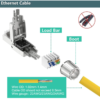 Đầu bấm hạt mạng Cat7 STP không dùng Tool, chống nhiễu Shielded PICOLINK 4 Đầu bấm hạt mạng Cat7 STP không dùng Tool, chống nhiễu Shielded PICOLINK 10