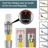 Đầu bấm hạt mạng Cat7 STP không dùng Tool, chống nhiễu Shielded PICOLINK 5 Đầu bấm hạt mạng Cat7 STP không dùng Tool, chống nhiễu Shielded PICOLINK 11